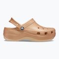 Шльопанці жіночі Crocs Classic Platform Glitter shitake 10