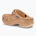Шльопанці жіночі Crocs Classic Platform Glitter shitake 4
