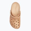 Шльопанці жіночі Crocs Classic Platform Glitter shitake 6