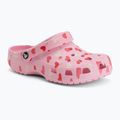 Шльопанці Crocs Classic Valentines Day Clog flamingo