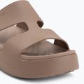 Шльопанці жіночі Crocs Gateway Platform H-Strap latte 7
