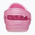 Crocs Classic Glitter Clog Дитячі шльопанці рожеві твідові з блискітками 3