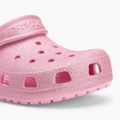 Шльопанці дитячі Crocs Classic Glitter Clog Kids pink tweed glitter 8