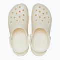 Шльопанці жіночі Crocs Classic Platform Glitter chalk 12