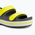 Сандалі дитячі Crocs Crocband Cruiser Kids slate grey/acidity 7