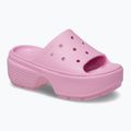 Шльопанці жіночі Crocs Stomp Slide pink tweed 8