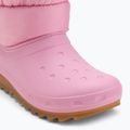 Дитячі зимові черевики Crocs Classic Neo Puff pink tweed/gum 7