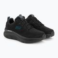 Кросівки чоловічі SKECHERS D'Lux Walker Get Oasis black/teal 4