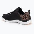 Кросівки жіночі SKECHERS Flex Appeal 4.0 Wild Ballad black/leopard 3