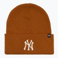 Шапка зимова 47 Brand MLB New York Yankees Haymaker burnt orange