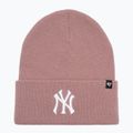 Шапка зимова 47 Brand MLB New York Yankees Haymaker mauve