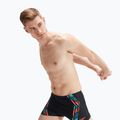 Чоловічі шорти для плавання Speedo Tech Print чорні/помаранчеві 5