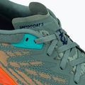 Кросівки для бігу чоловічі HOKA Speedgoat 5 зелено-помаранчеві 1123157-TMOR 8