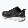 Кросівкі для бігу чоловічі HOKA Clifton 9 Wide black/white 3