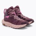 Жіночі трекінгові черевики HOKA Anacapa Breeze Mid родзинки/блідо-лілові 5