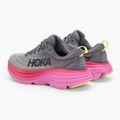 Жіночі бігові кросівки HOKA Bondi 8 castlerock/полуниця 3