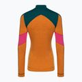 Жіноча термоактивна кофта Smartwool Merino Baselayer Colorblock 1/4 Zip Boxed marmalade heather 4