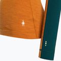 Жіноча термоактивна кофта Smartwool Merino Baselayer Colorblock 1/4 Zip Boxed marmalade heather 6