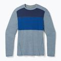 Чоловіча термоактивна кофта Smartwool Thermal Merino Baselayer Colorblock Crew Boxed pewter blue 3