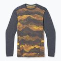 Чоловіча термофутболка Smartwool Merino 250 Baselayer Crew Boxed charcoal mtn scape 6