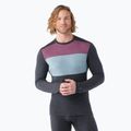 Чоловіча термоактивна кофта Smartwool Thermal Merino Baselayer Colorblock Crew Boxed charcoal
