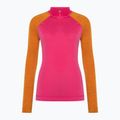 Лонгслів термічний жіночий Smartwool Classic Thermal Merino Baselayer 1/4 Zip Boxed power pink 3