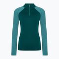 Жіноча термоактивна кофта Smartwool Classic Thermal Merino Baselayer 1/4 Zip Boxed emerald 3