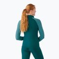 Лонгслів термічний жіночий Smartwool Classic Thermal Merino Baselayer 1/4 Zip Boxed emerald 2