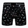 Боксерки термічні чоловічі Smartwool Merino Print Boxer Brief black gone camping 3