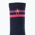 Жіночі трекінгові шкарпетки Smartwool Hike Light Cushion Tube Stripe Crew глибокий темно-синій/потужний рожевий 3