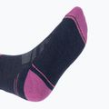 Жіночі трекінгові шкарпетки Smartwool Hike Light Cushion Tube Stripe Crew глибокий темно-синій/потужний рожевий 5