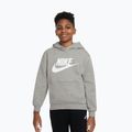 Кофта дитяча Nike Club Fleece Hoodie dark grey heather/white