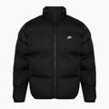 Чоловіча утеплена куртка Nike Sportswer Club Puffer чорний/білий