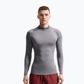 Лонгслів для тренувань чоловічий Nike Pro Dri-Fit Mock-Neck smoke grey/black