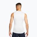Футболка чоловіча Nike Pro Dri-Fit Tight Sleeveless Fitness white/black 3