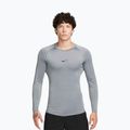 Лонгслів для тренувань чоловічий Nike Pro Dri-Fit Tight Fitness smoke grey/black