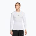 Чоловічий тренувальний лонгслів Nike Pro Dri-Fit Tight Fitness white/black
