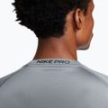 Лонгслів для тренувань чоловічий Nike Pro Warm smoke grey/black 5