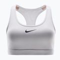 Biustonosz treningowy Nike Swoosh Medium Support white/stone mauve/black 6