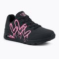 Кросівки жіночі SKECHERS Uno Dripping In Love black/pink