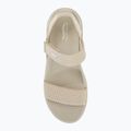 Жіночі босоніжки SKECHERS Go Walk Arch Fit поліровані бежеві 6