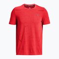 Чоловіча тренувальна футболка Under Armour Seamless Grid beta/темно-бордова 4