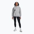 Жіноче худі Under Armour Icon Fleece Hoodie модний сірий світлий меланж/білий 2