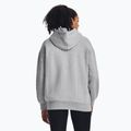 Жіноче худі Under Armour Icon Fleece Hoodie модний сірий світлий меланж/білий 3