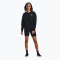Кофта жіноча Under Armour Icon Fleece Crew black/white 2