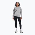 Кофта жіноча Under Armour Rival Fleece Crew mod gray light heather/white 2