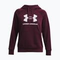 Жіночий тренувальний світшот Under Armour Rival Fleece Big Logo темно-бордовий/білий 5