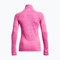 Жіночий світшот Under Armour Evolved Core Tech 1/2 Zip на блискавці бунтарський рожевий/білий 6