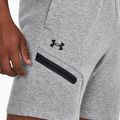 Шорти для тренувань чоловічі Under Armour Unstoppable Fleece mod gray/black 4