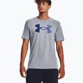 Чоловіча футболка Under Armour з великим логотипом Fill steel light heather/black/royal